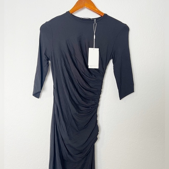 Helmut Lang Asymmetric Nova Jersey Dress - Picture 3 of 10